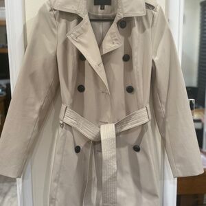 Classic Cream Trench Coat - EXPRESS - Size XS (fits S)
